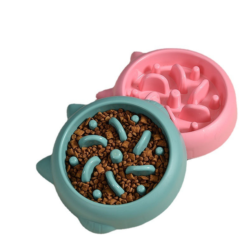 Gamelles anti-glouton pour animaux de compagnie (chien, chat)