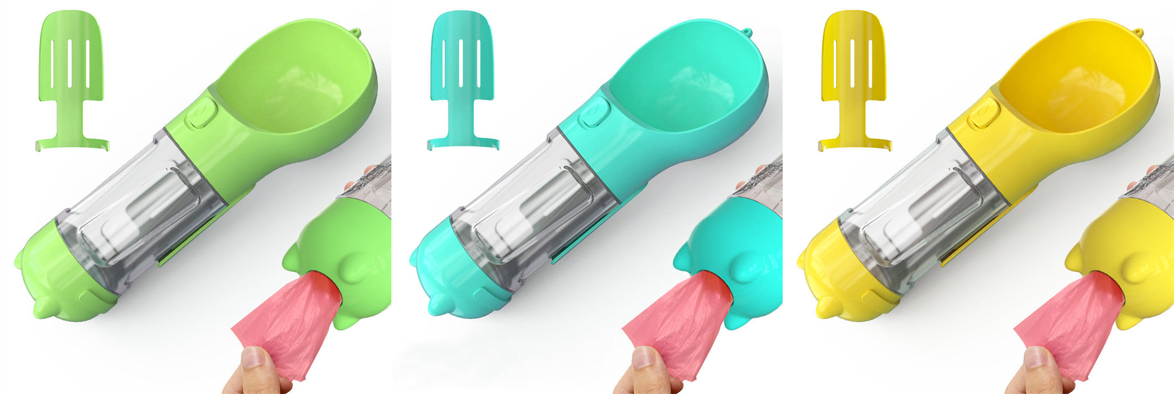 Bouteille d'eau portable 3-en-1