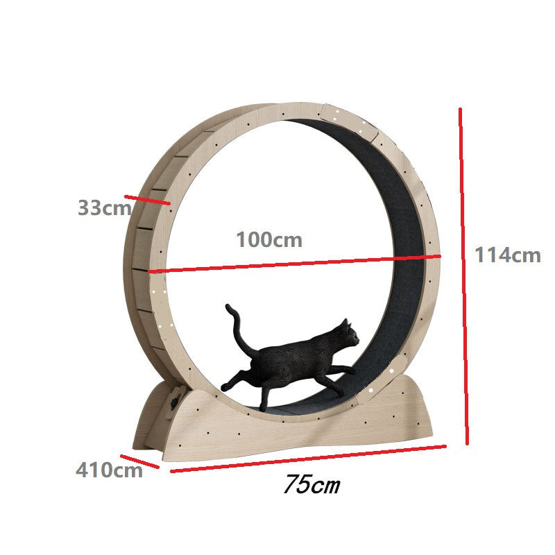 Rouleau de tapis roulant silencieux pour chat, grand, pour l'exercice de perte de poids