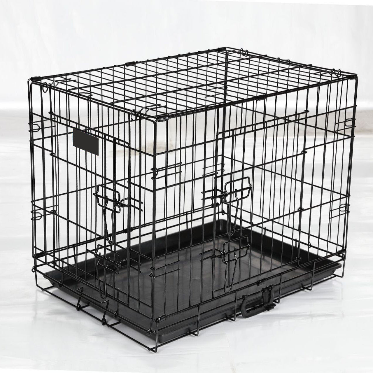 Cage pliable en fil de fer pour grands animaux de compagnie (chat, labrador)