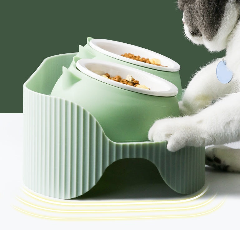 Pet Cat Bowl Ceramic Food Bowls