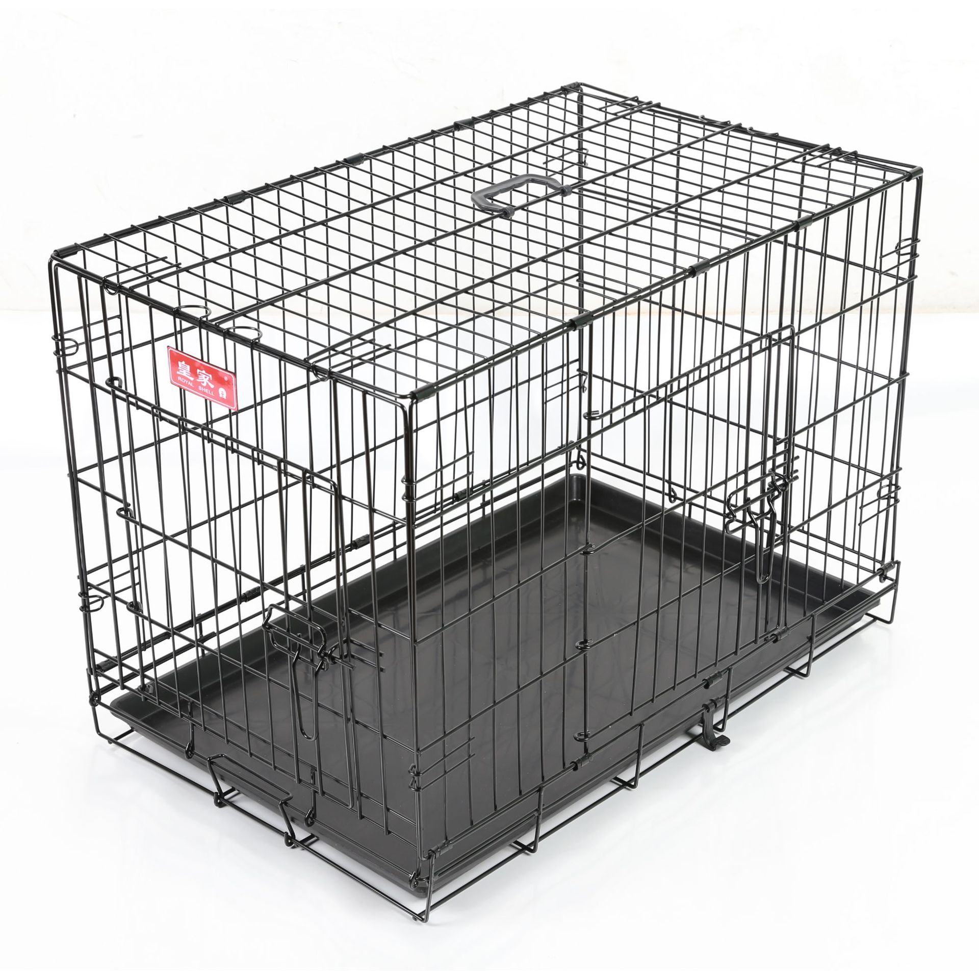 Cage pliable en fil de fer pour grands animaux de compagnie (chat, labrador)