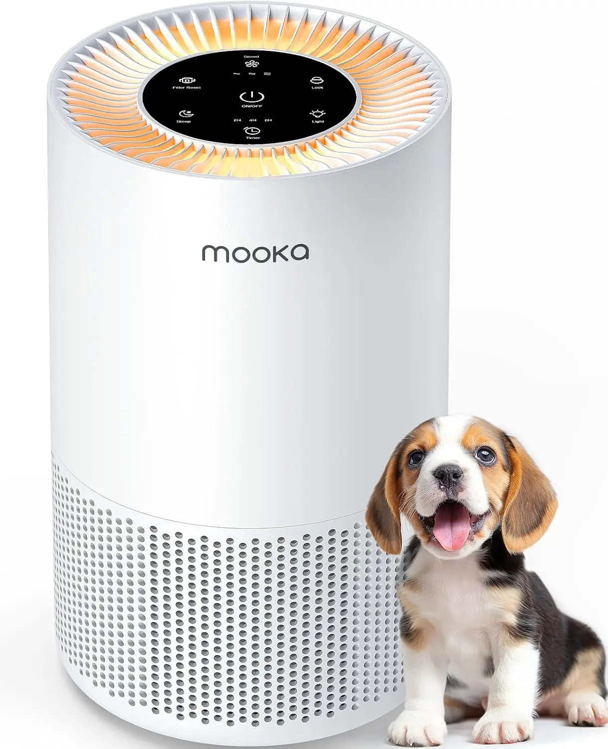 Large Room Air Purifier up to 1200ft² with H13 HEPA Filter, Timer, Fragrance Sponge for Smoke, Odor, Pollen