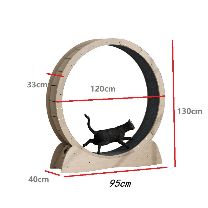 Rouleau de tapis roulant silencieux pour chat, grand, pour l'exercice de perte de poids