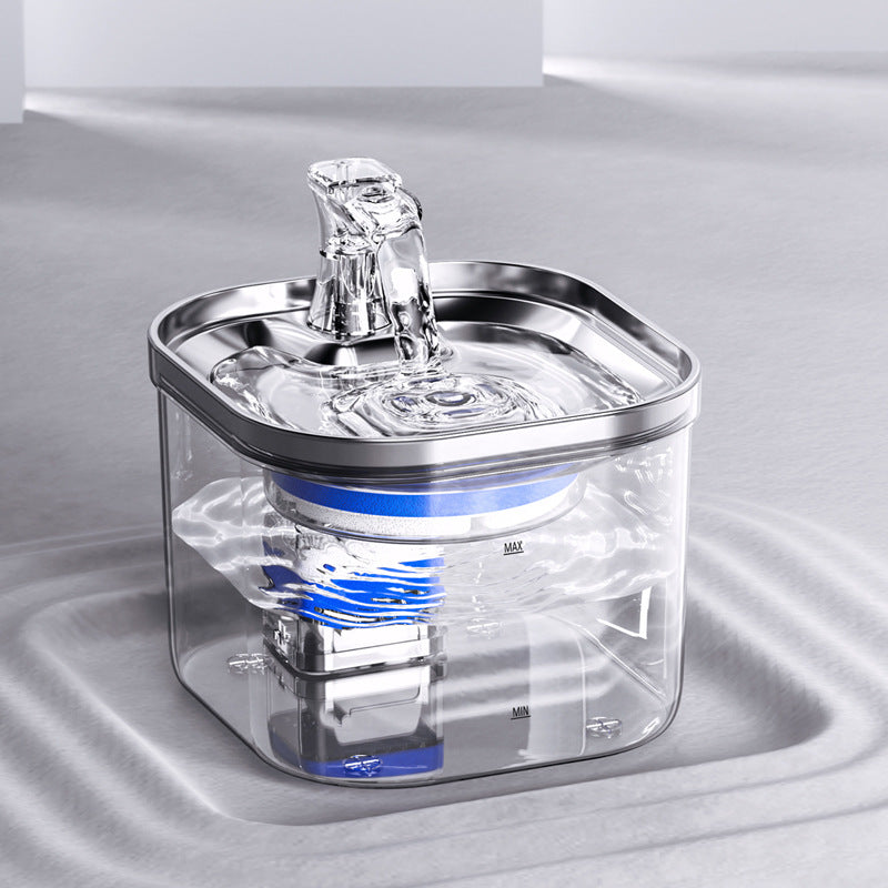 Pet Cat/Dog Stainless Steel Automatic water feeder