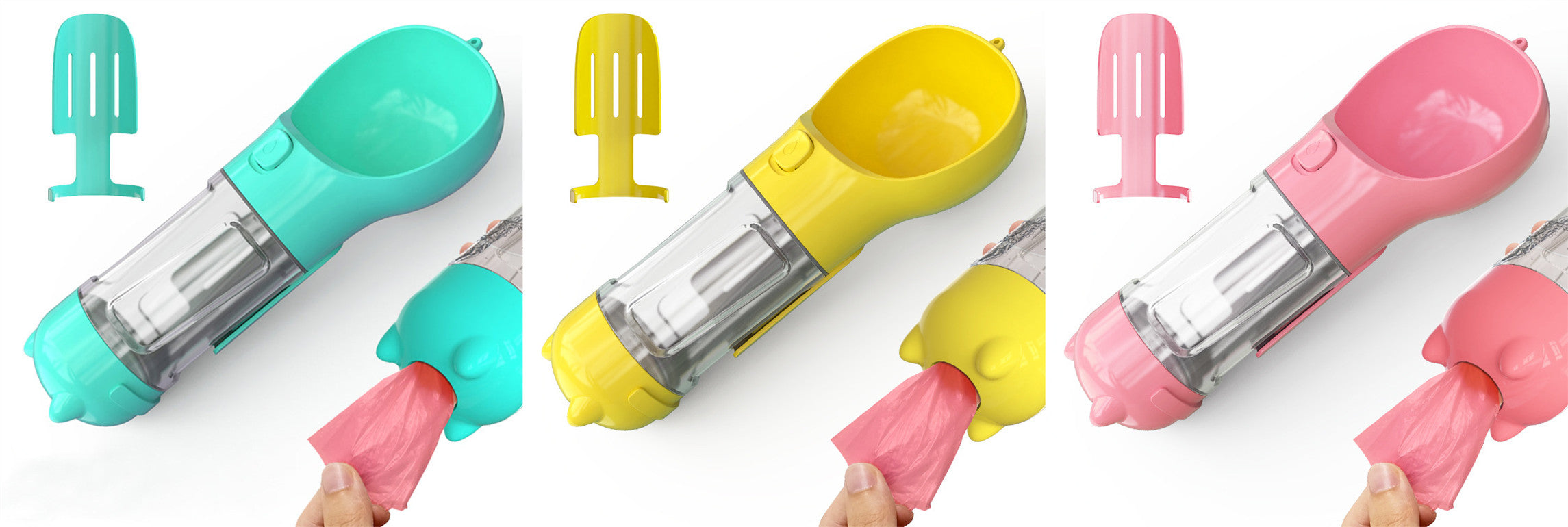 Bouteille d'eau portable 3-en-1